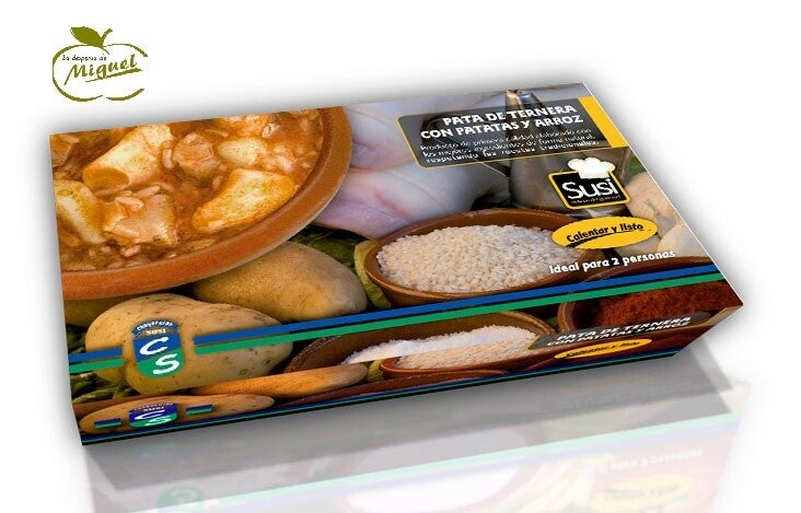 PATA DE TERNERA CON PATATAS Y ARROZ