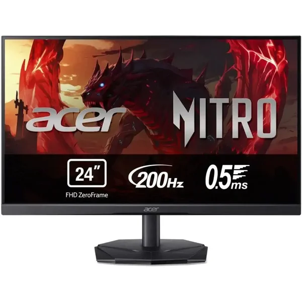 Acer Nitro KG241YX3BIP 23.8/Full HD/VA/200 Hz/2 ms/Freesync/Plat/Noir/Jeu Open Box