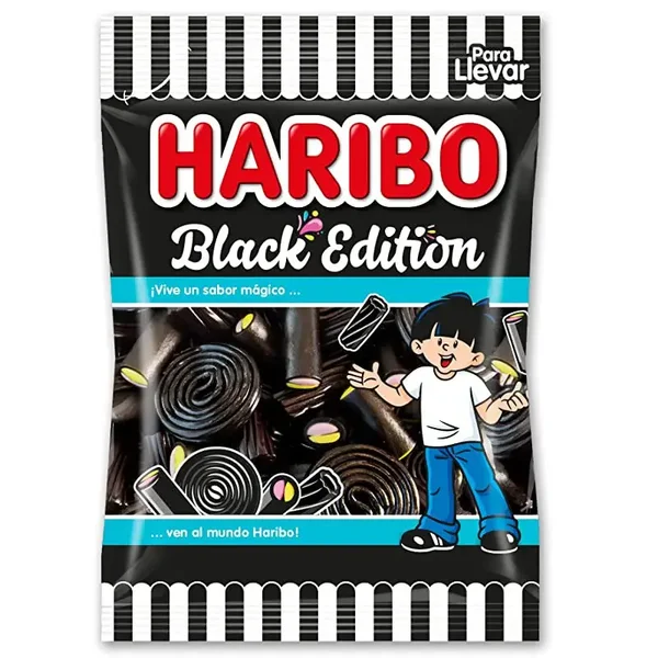 HARRribo Black Edition, 1 x 100 gr Emballage Détérioré (Pér: 28/02/2027)