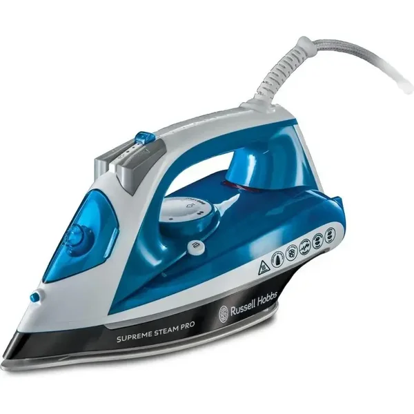 Russell Hobbs Supreme Steam Pro Fer à vapeur 2600W semelle en céramique anticalcaire Emballage Endommagé