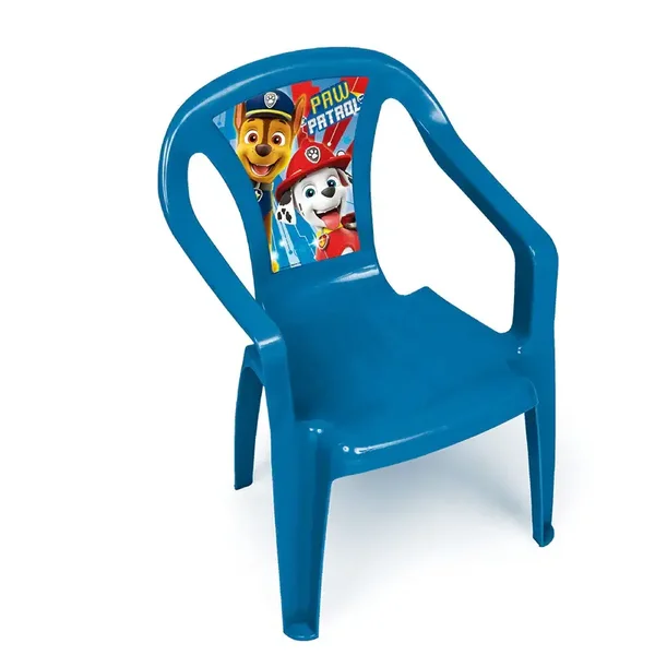 ARDITEX PW14458 Chaise Enfant Plastique Bleu Pat' Patrouille Jardin Extérieur 15x22x5 cm