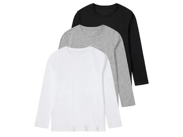 Lot de 3 t-shirts manches longues garçon