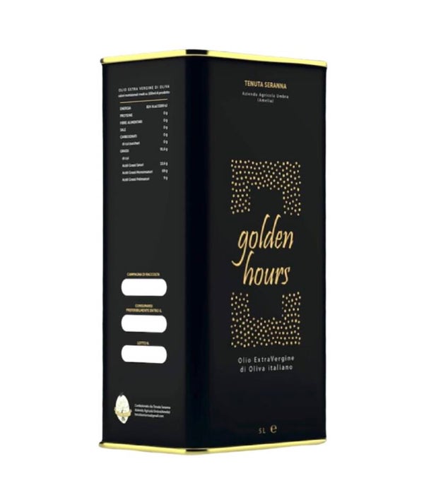 Olio EVO Golden Hours — Latta 5 Litri