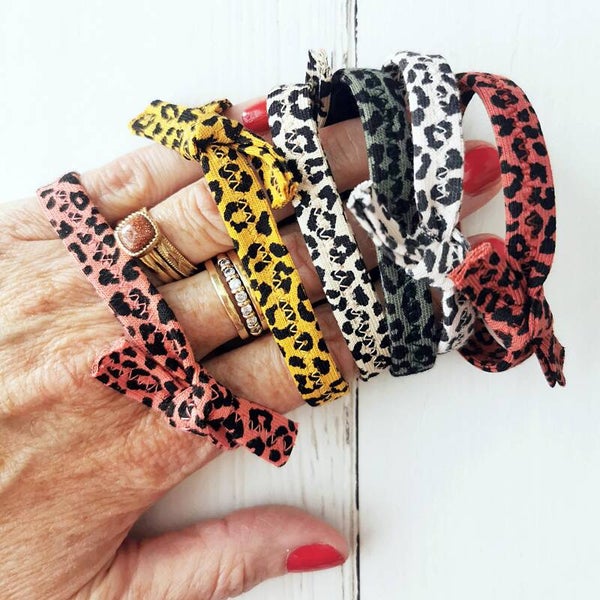 Stretch armbandje  "Panter"