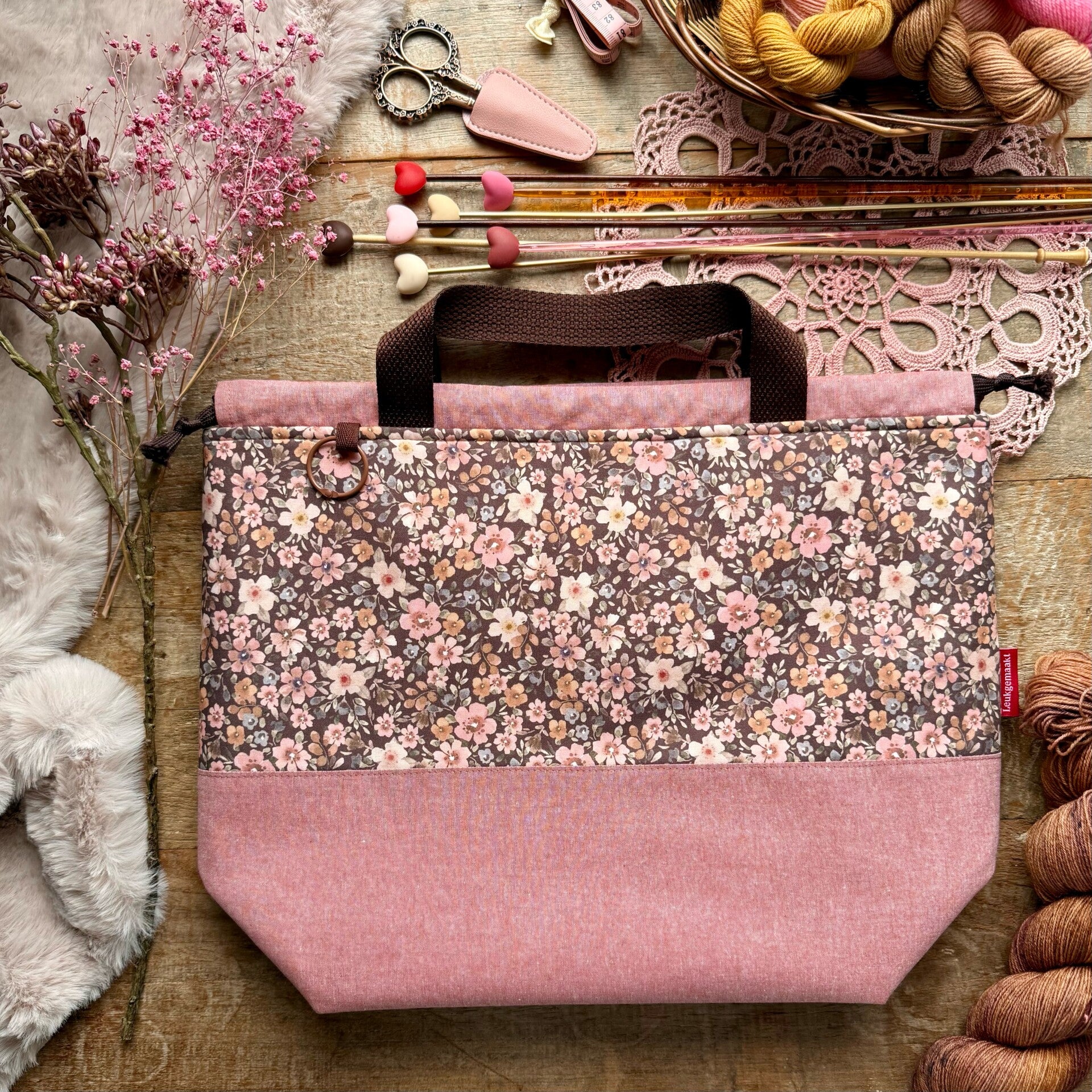Project Bag Autumn Notes – XL met vakjes