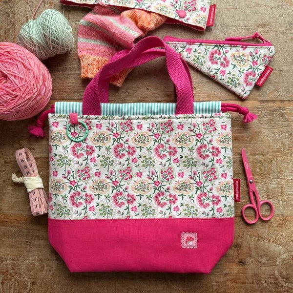 Project bag "Bloemen in het gras" Mixi