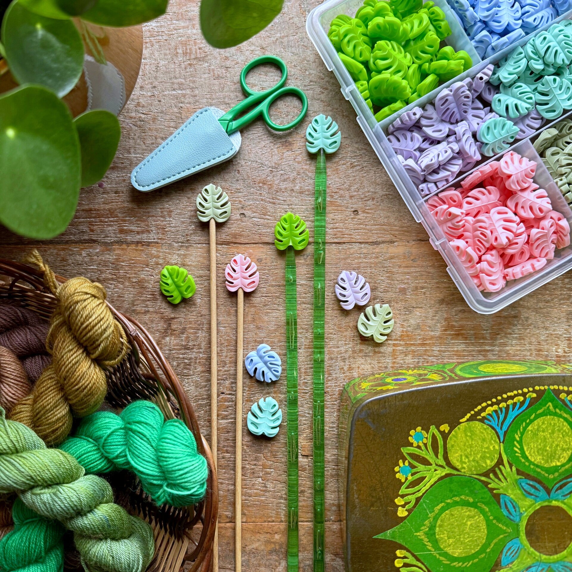 Monstera blad breinaaldstopper – per stuk