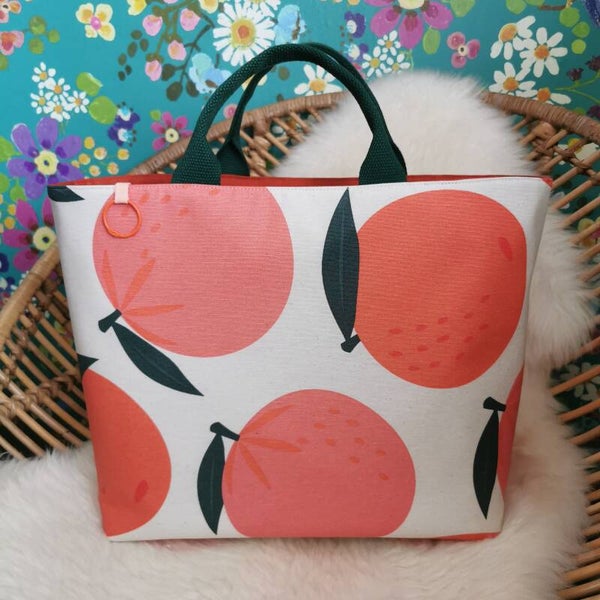Boodschappentas waterafstotend "Grapefruit"