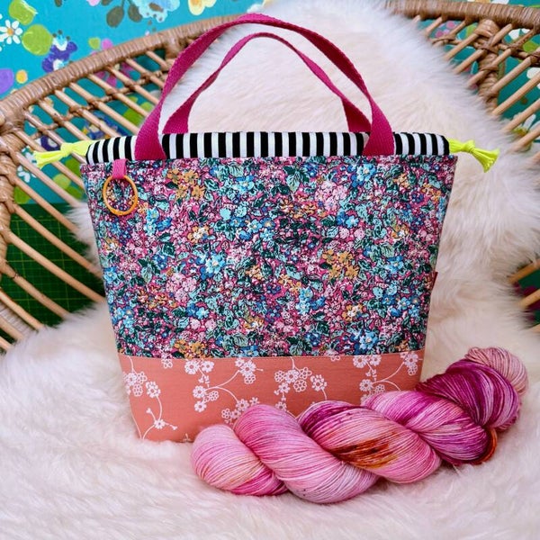 Project bag Electric Meadow – Boxy met vakjes