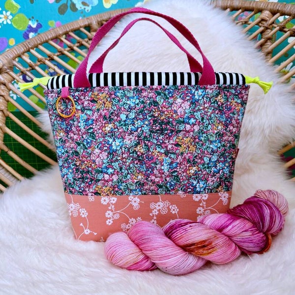 Project bag Electric Meadow – Boxy met vakjes