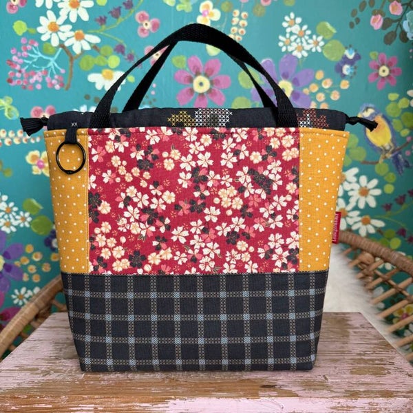 Project bag Down on the Prairie – Boxy Patchwork met vakjes