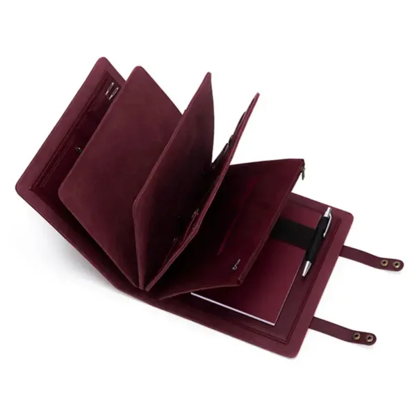 Della Q Hook & Needle Notebook "Maroon"
