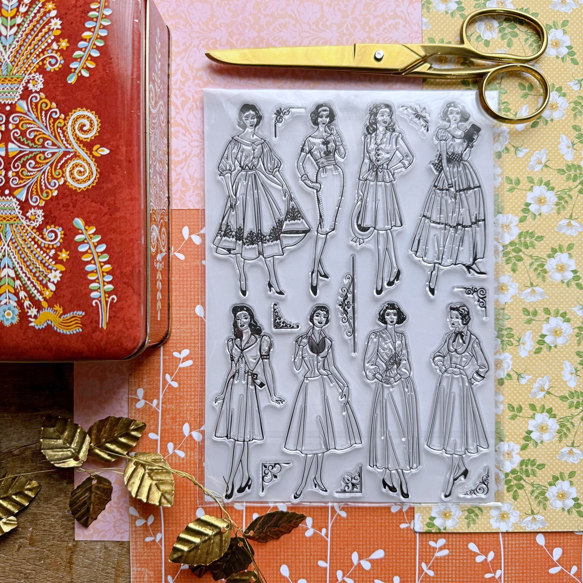 Clear Stempelset Fashion Ladies – voor Projectplanner & Post
