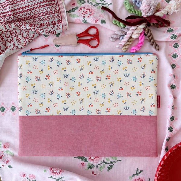 Project Keeper Salt & Strawberry – Portfolio voor Borduren & Journaling