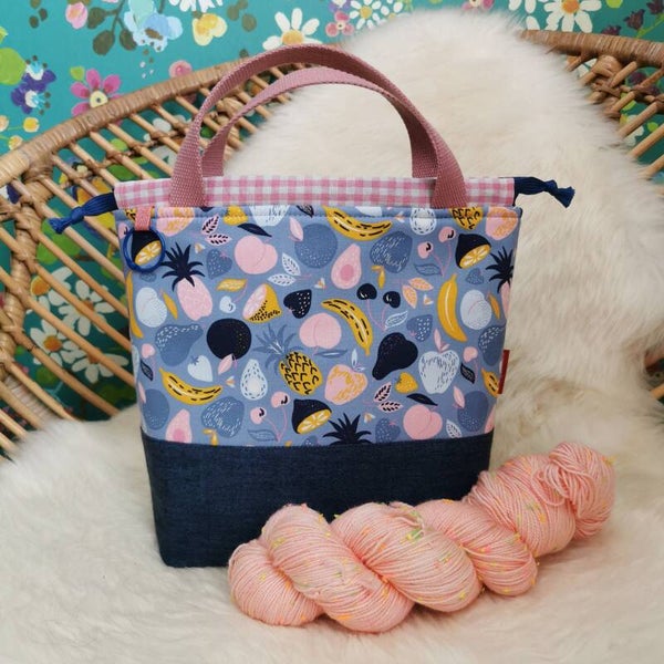 Project bag "Summer fruits" met vakjes
