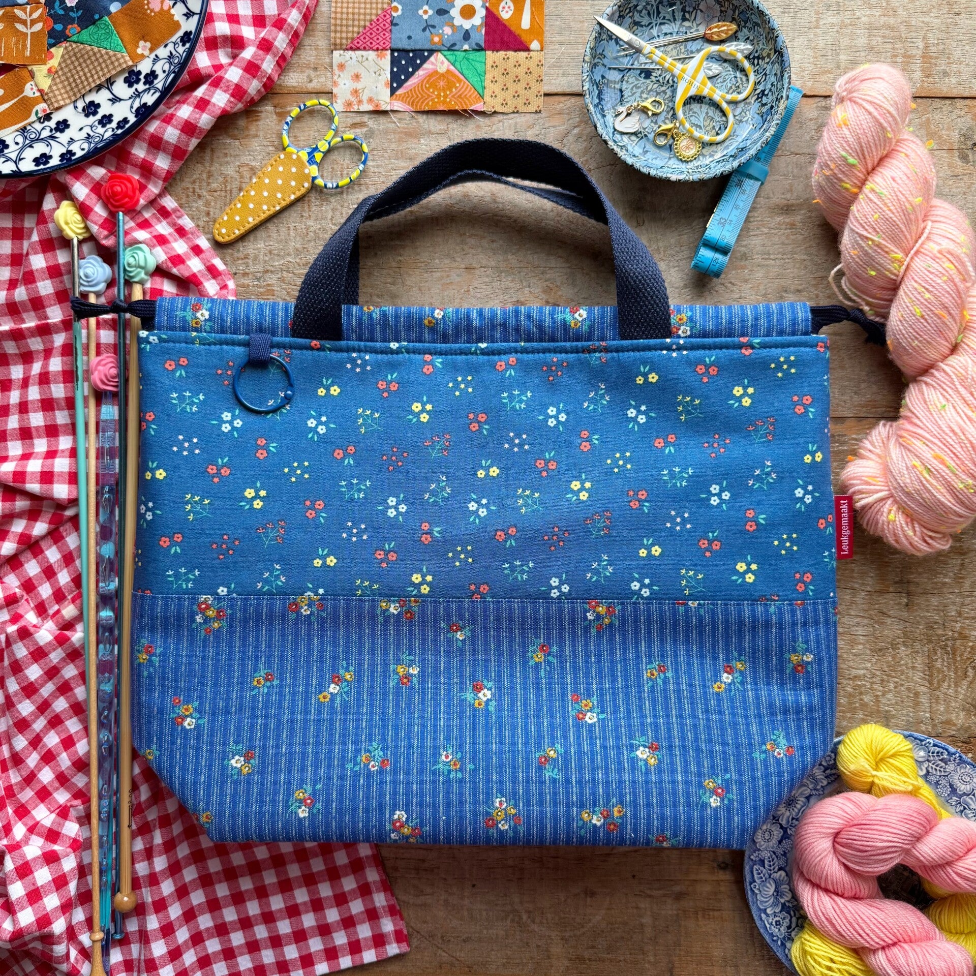 Project Bag Delft Bloom – Maxi-PLUS met vakjes
