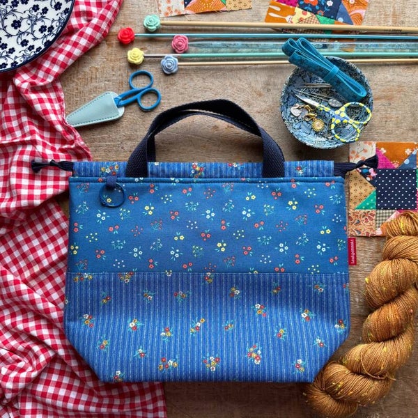 Project bag Delft Bloom – Maxi met vakjes