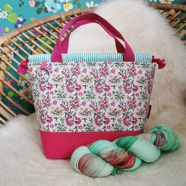 Project bag "Bloemen in het gras"