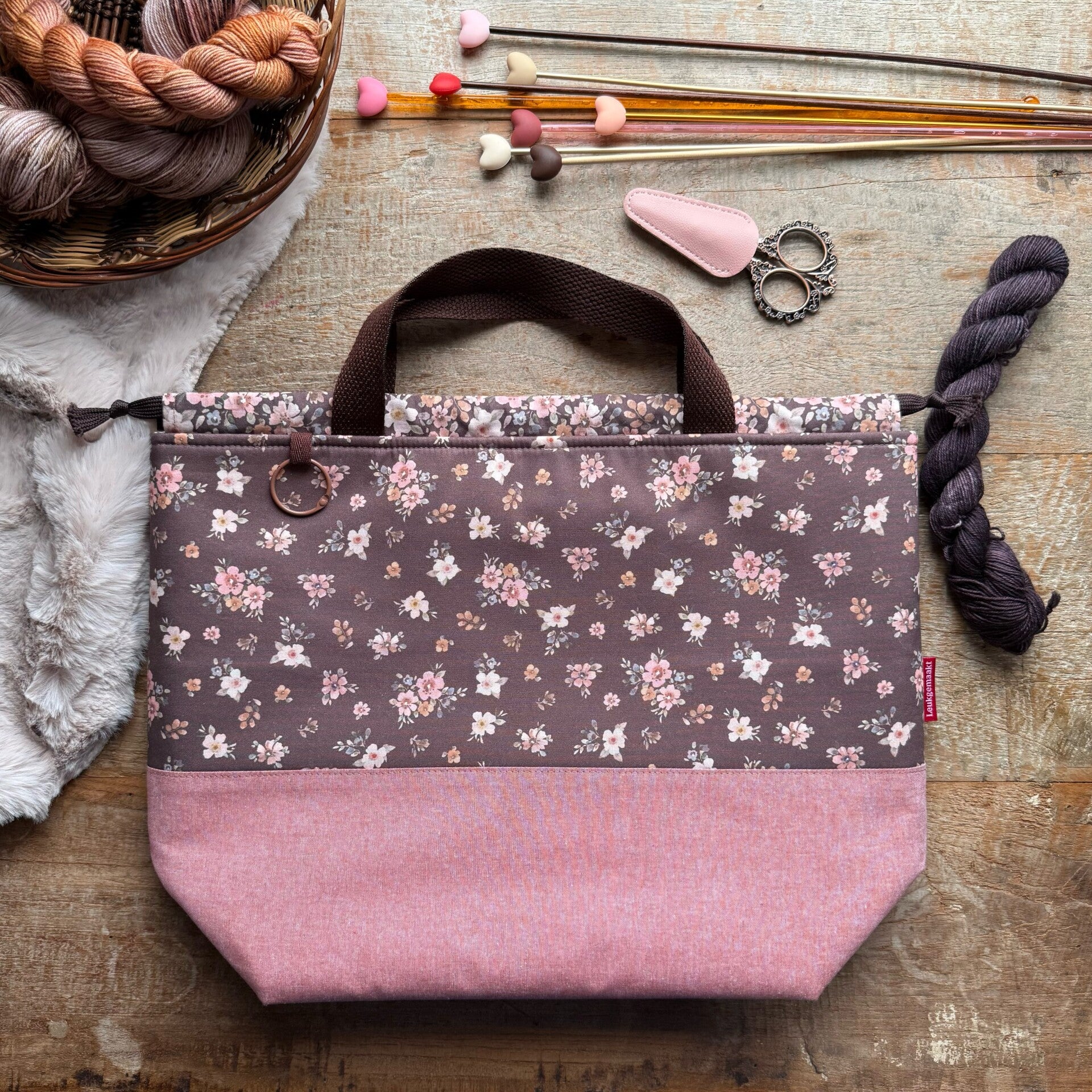 Project Bag Autumn Notes – XL met vakjes
