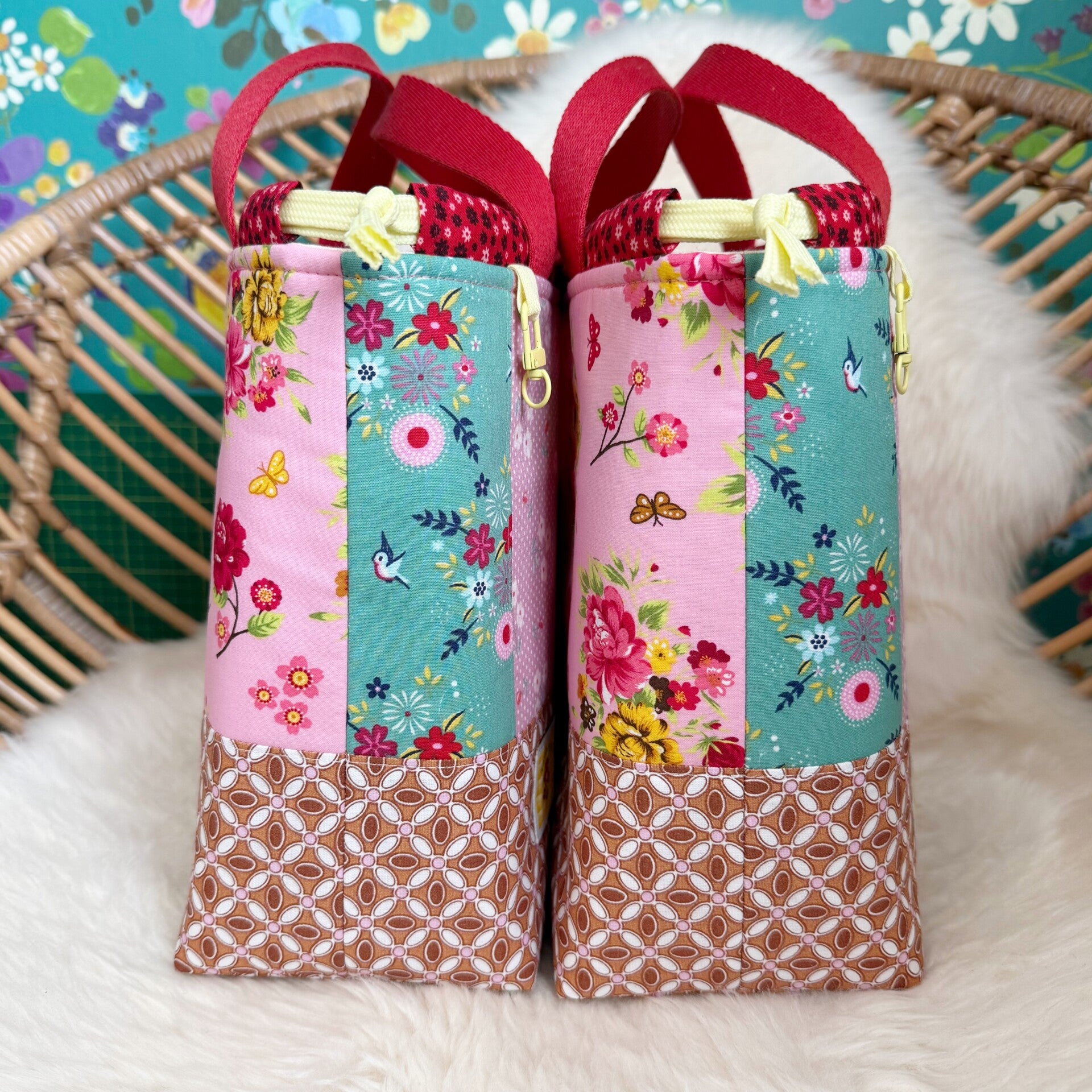 Project bag Sunny Stitches – met vakjes