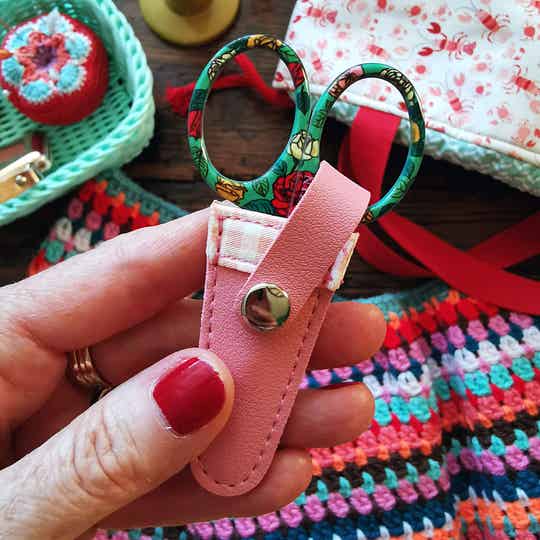 Schaarhoesje met drukknoop