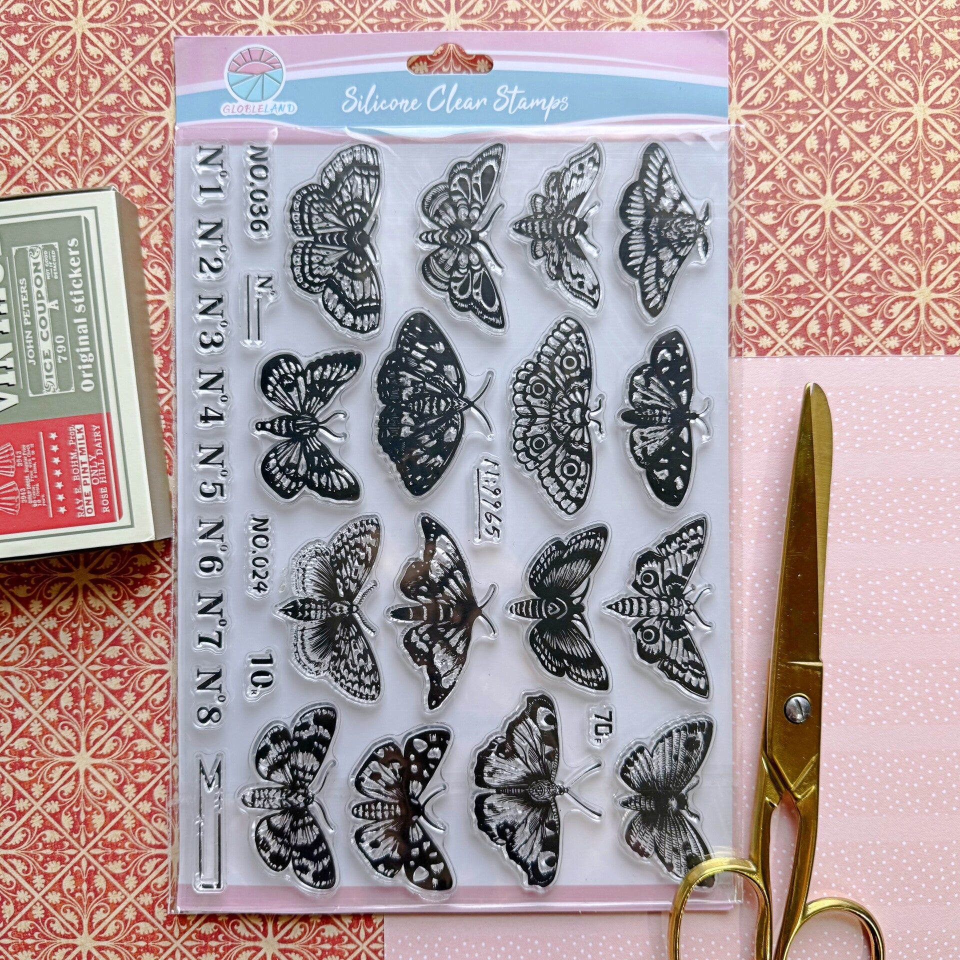 Clear Stempelset Vlinders – voor Journals & Creatieve Post