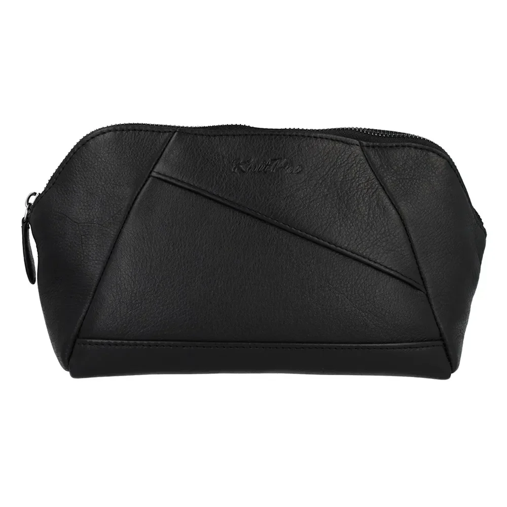 KnitPro Eden leren projecttas – Zwart