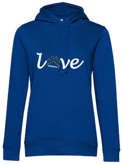 Tiername in Pfoten Hoodie Women * Love