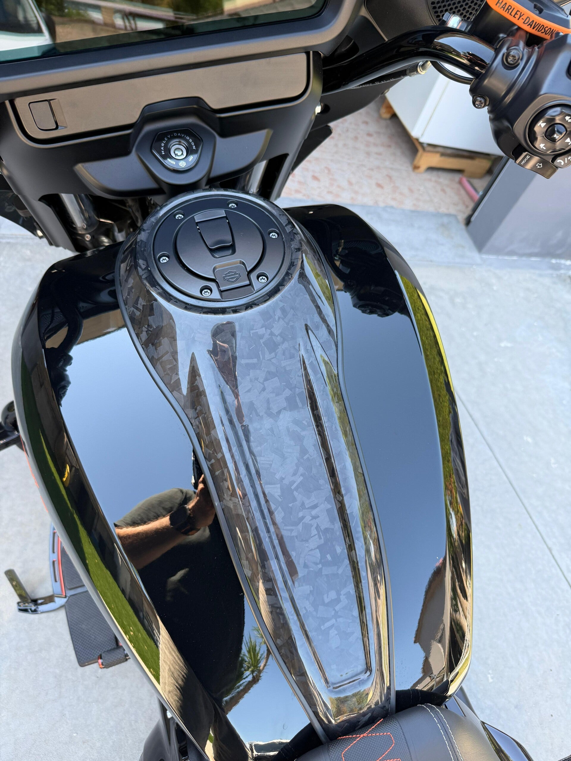 Dash Cover carbon new Touring model