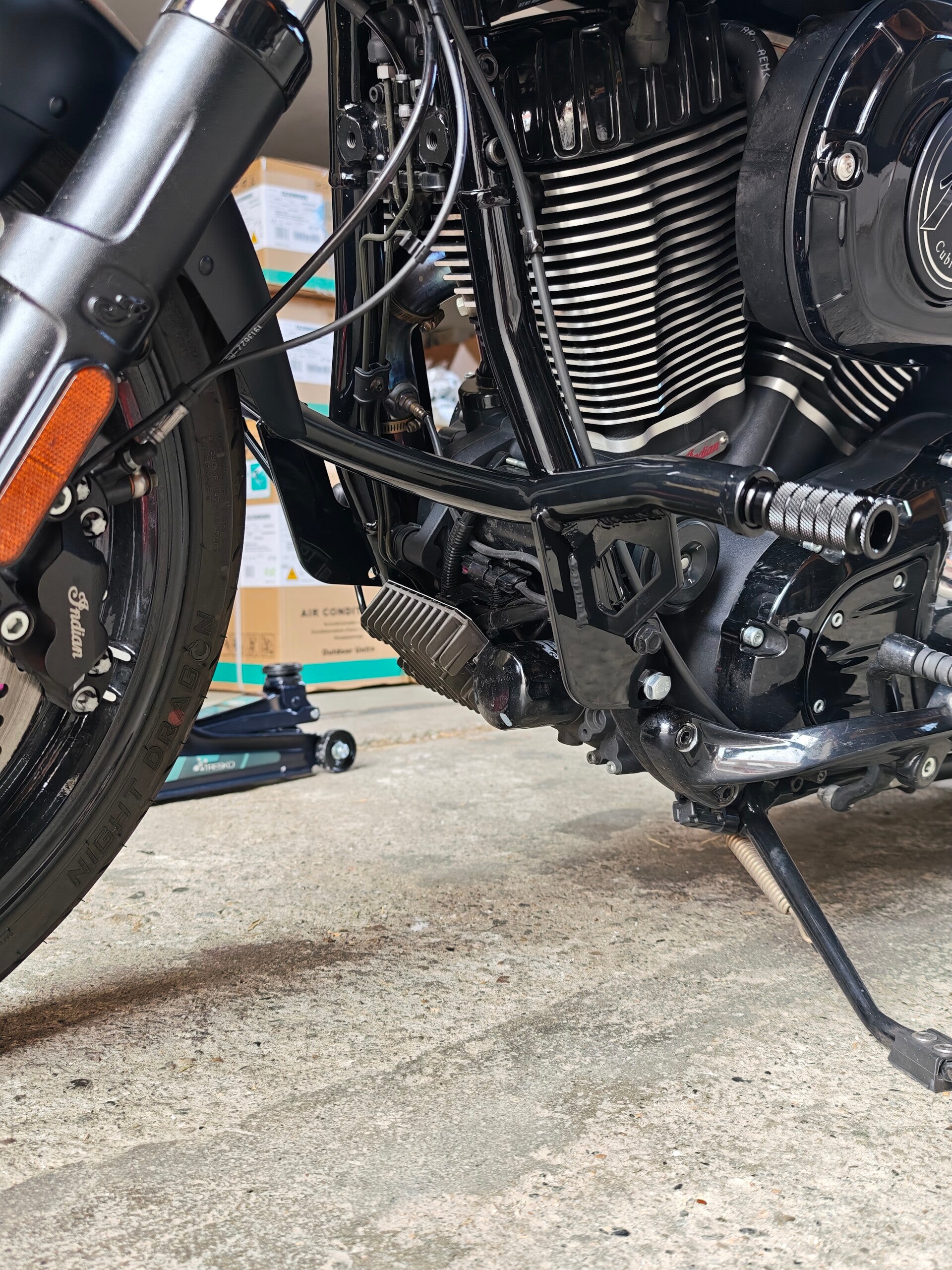 Crash Bar curved Indian Chief