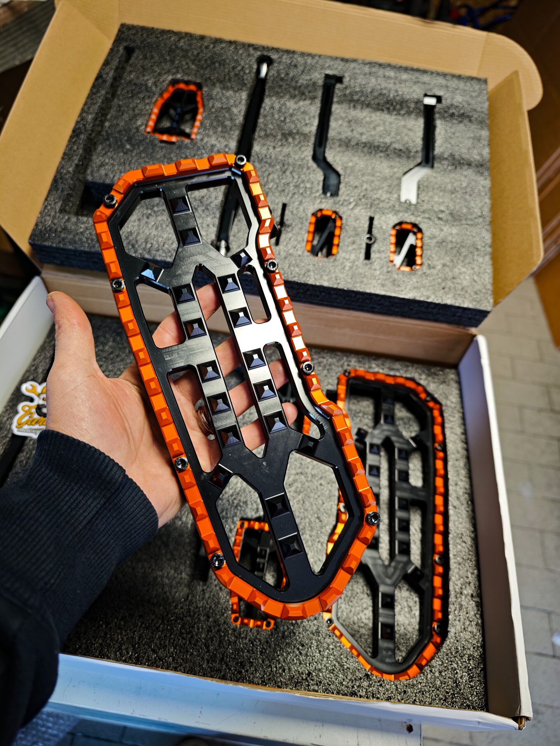 Kit Footrest and level Touring model