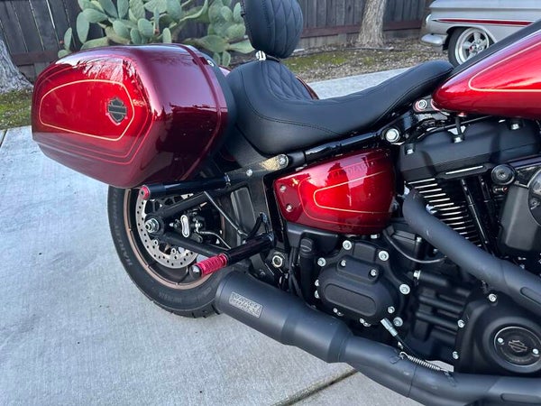Double rear crash bar M8 Softail