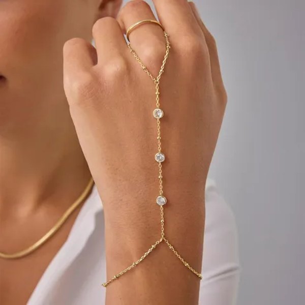 Chaine de main Lola avec strass