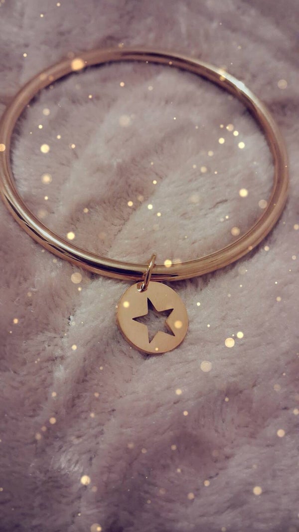 Bracelet jonc étoile Reeva