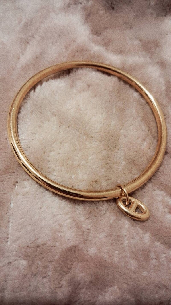 Bracelet jonc Maille Marine