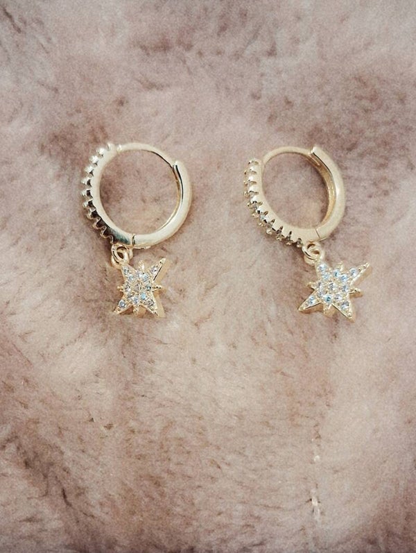 Boucles d'oreilles pendantes Mia