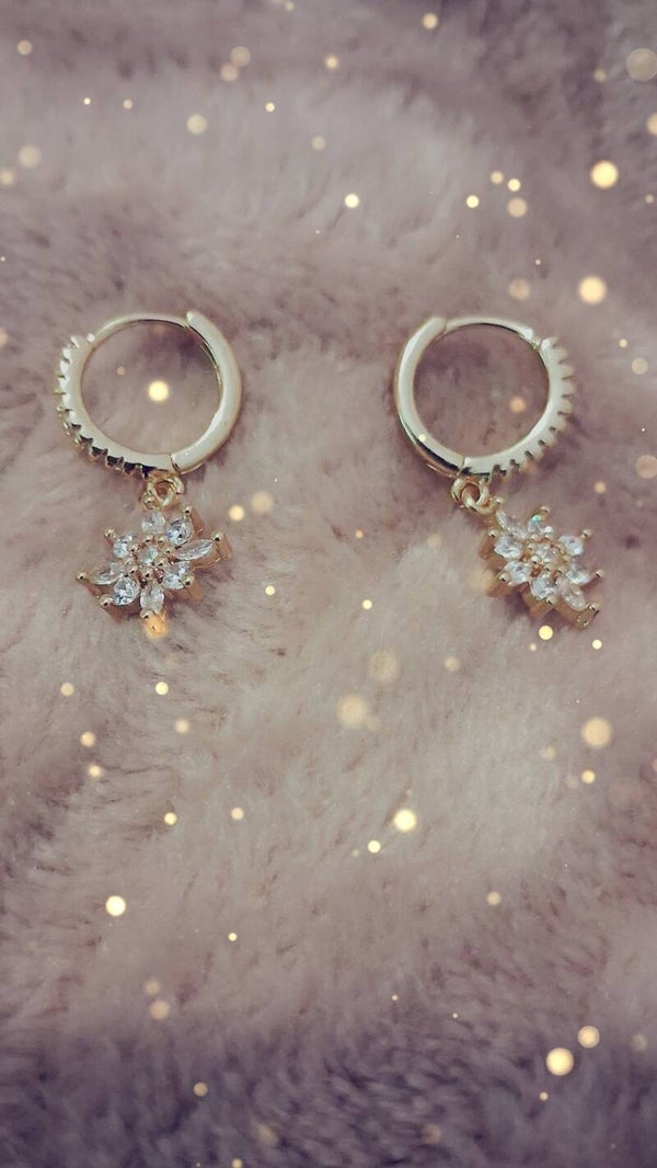 Boucles d'oreilles pendantes Malika
