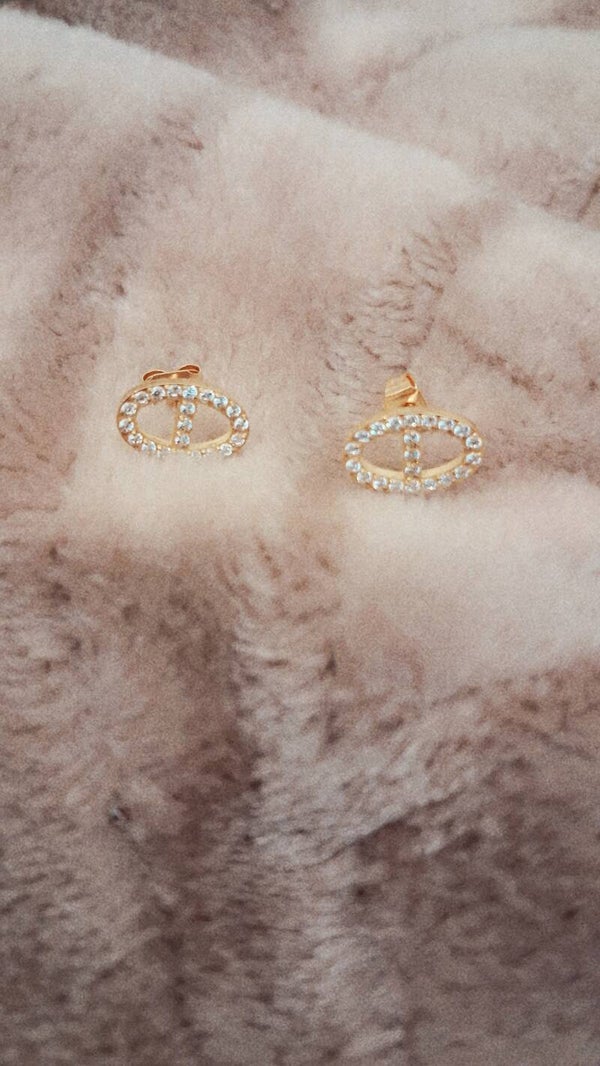Boucles d'oreilles Maille Marine