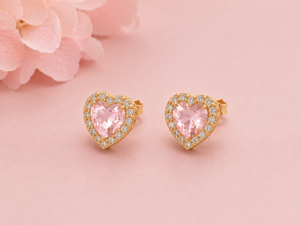 Boucles d’oreilles Emy Collection Reeva Heart Signature".