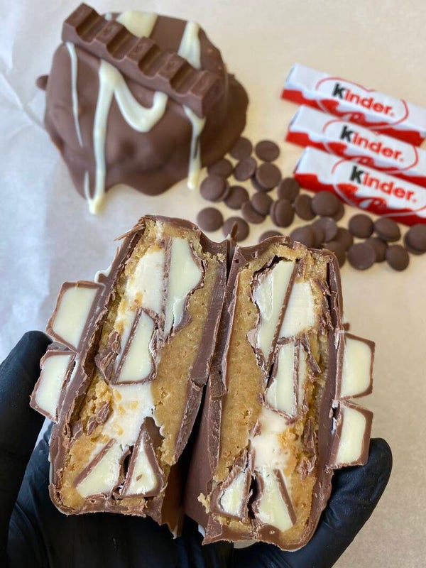 XL FLAT COOKIEBALL KINDERCHOCOLADE 130gram