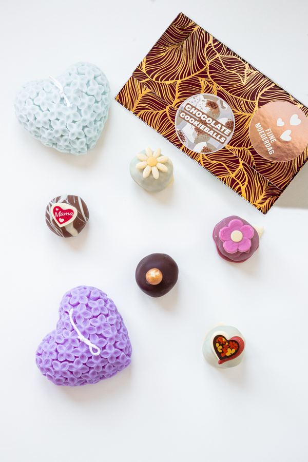 MOEDERDAG BOX 5 stuks x FLOWER CANDLE 5 (Let op Pre-order verzending 11 mei)