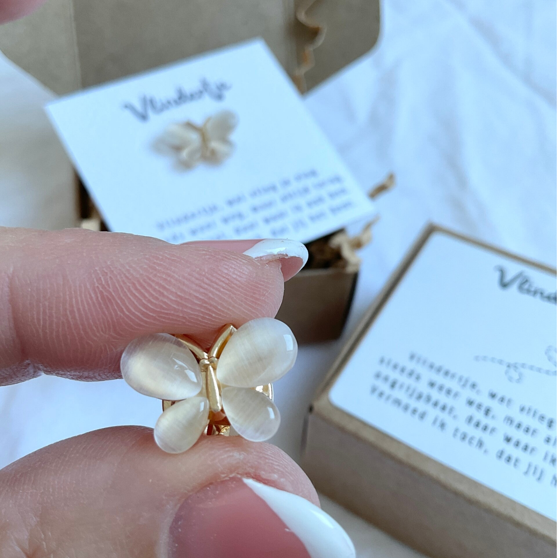 Wensdoosje ‘vlindertje’