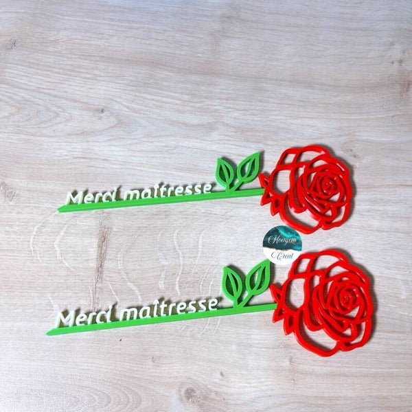 Rose personnalisée