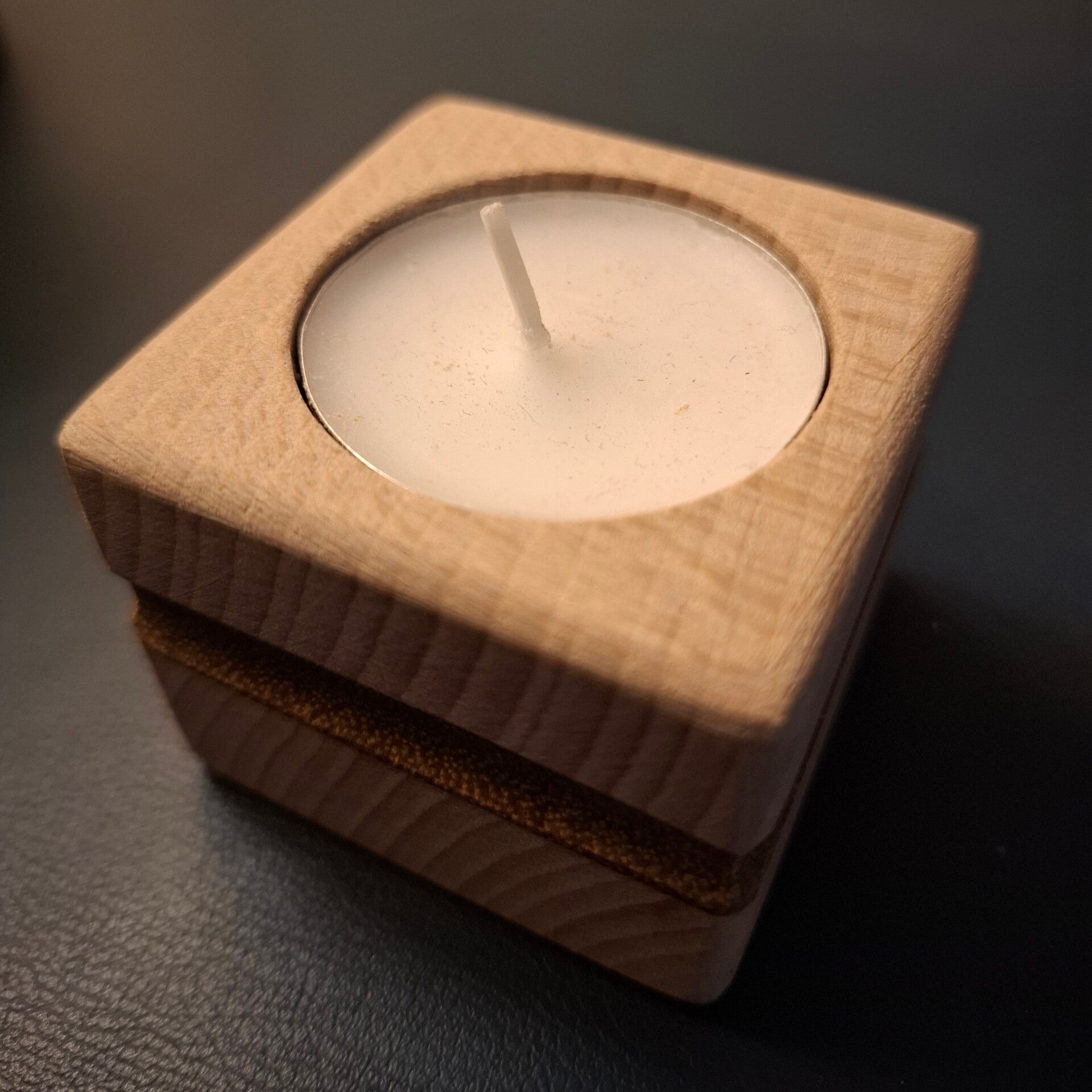 Bougeoir carré - Photophore contemporain