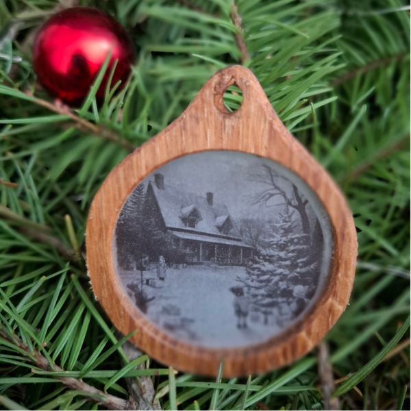 Décoration de Noël - Grand chalet de montagne