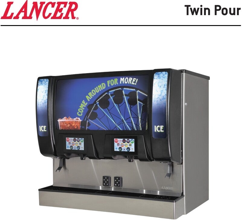 Lancer Twin Pour Fountain Soda Machine