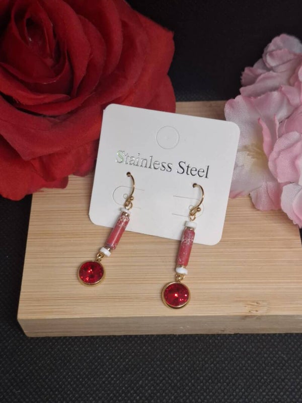 Boucles d'oreille acier inoxydable