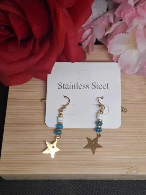 Boucles d'oreille acier inoxydable