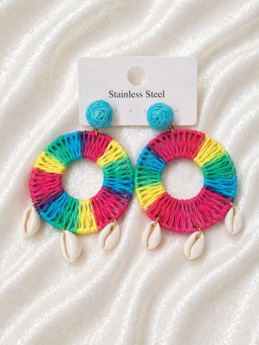 Boucles d'oreilles Acier inoxydable  ref: E 16