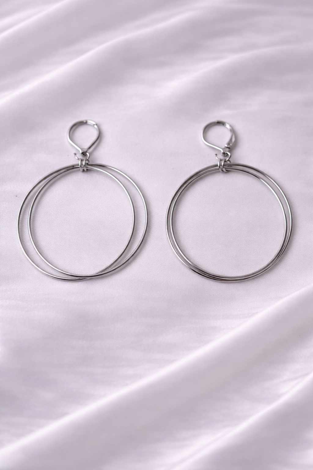 Boucles d'oreille acier inoxydable  Ref : ABO58 A